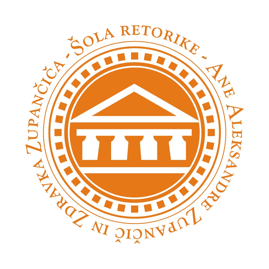 Logo: Šola retorike Ane Aleksandre Zupančič in Zdravka Zupančiča