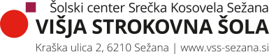 Logo: Šolski center Srečka Kosovela Sežana, Višja strokovna šola