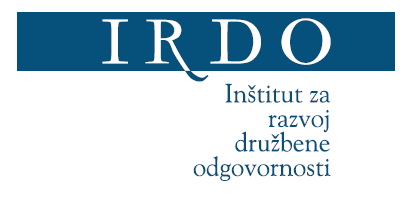 Logo: IRDO - Inštitut za razvoj družbene odgovornosti