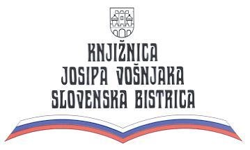 Logo: Knjižnica Josipa Vošnjaka Slovenska Bistrica