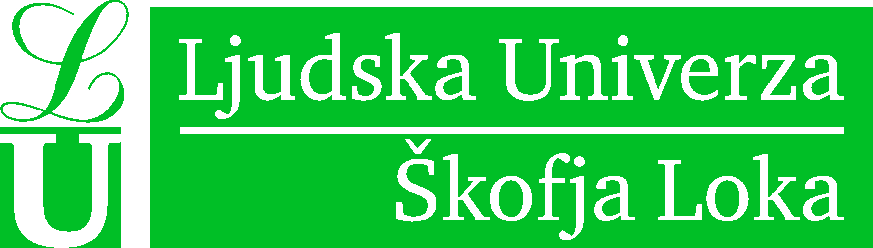 Logo: Ljudska univerza Škofja Loka