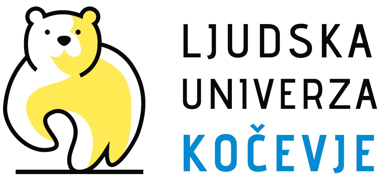 Logo: Podjetniški inkubator Kočevje; OE Ljudska univerza Kočevje