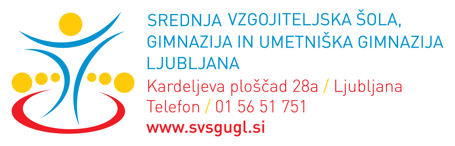 Logo: Srednja vzgojiteljska šola, gimnazija in umetniška gimnazija Ljubljana