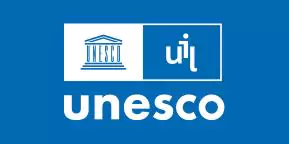 Moder-bel logo z napisom UNESCO in UIL. 