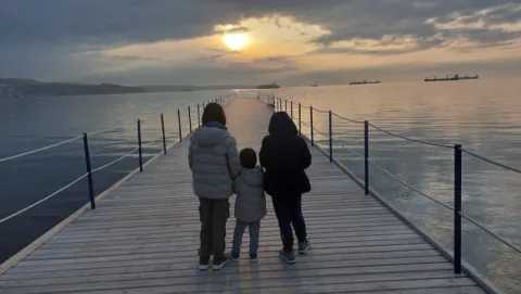 Trije otroci Lee Novak