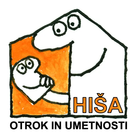 Logo: Društvo Hiša otrok in umetnosti