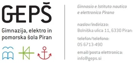 Logo: Gimnazija, elektro in pomorska šola Piran