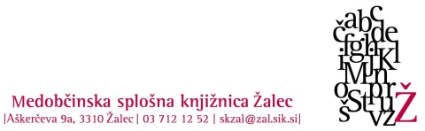 Logo: Medobčinska splošna knjižnica Žalec